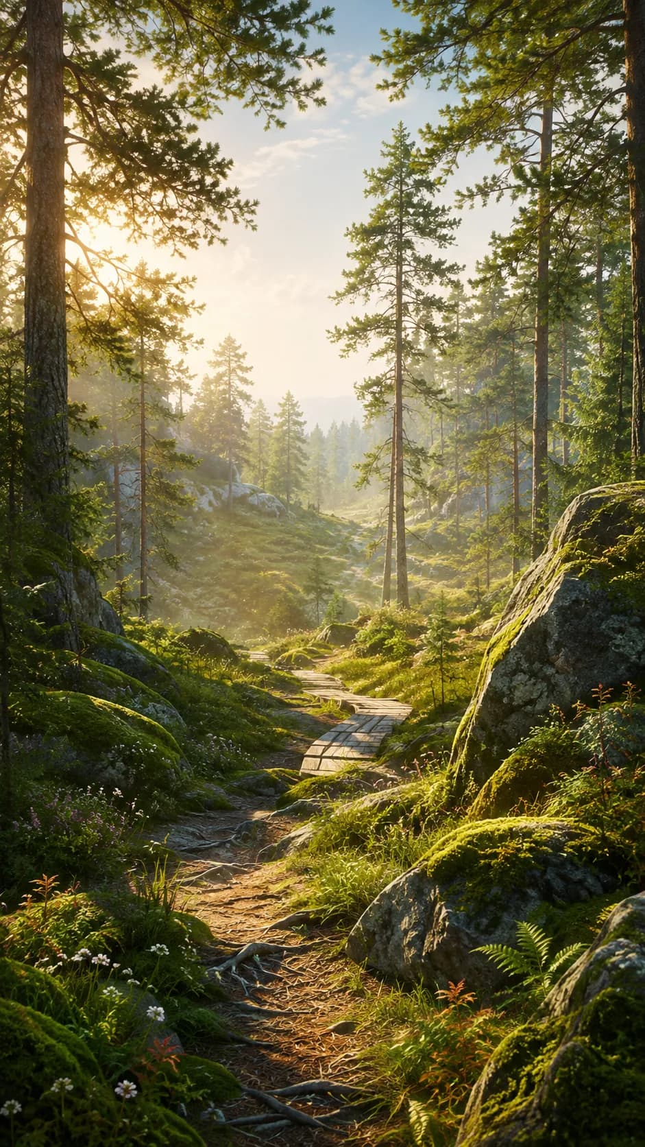 Forest scenery for the Finland puzzles.