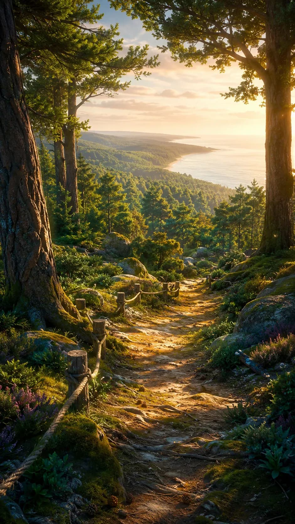 Forest scenery for the Lithuania puzzles.