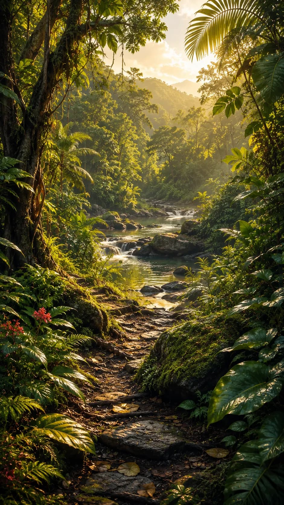 Forest scenery for the Sri Lanka puzzles.